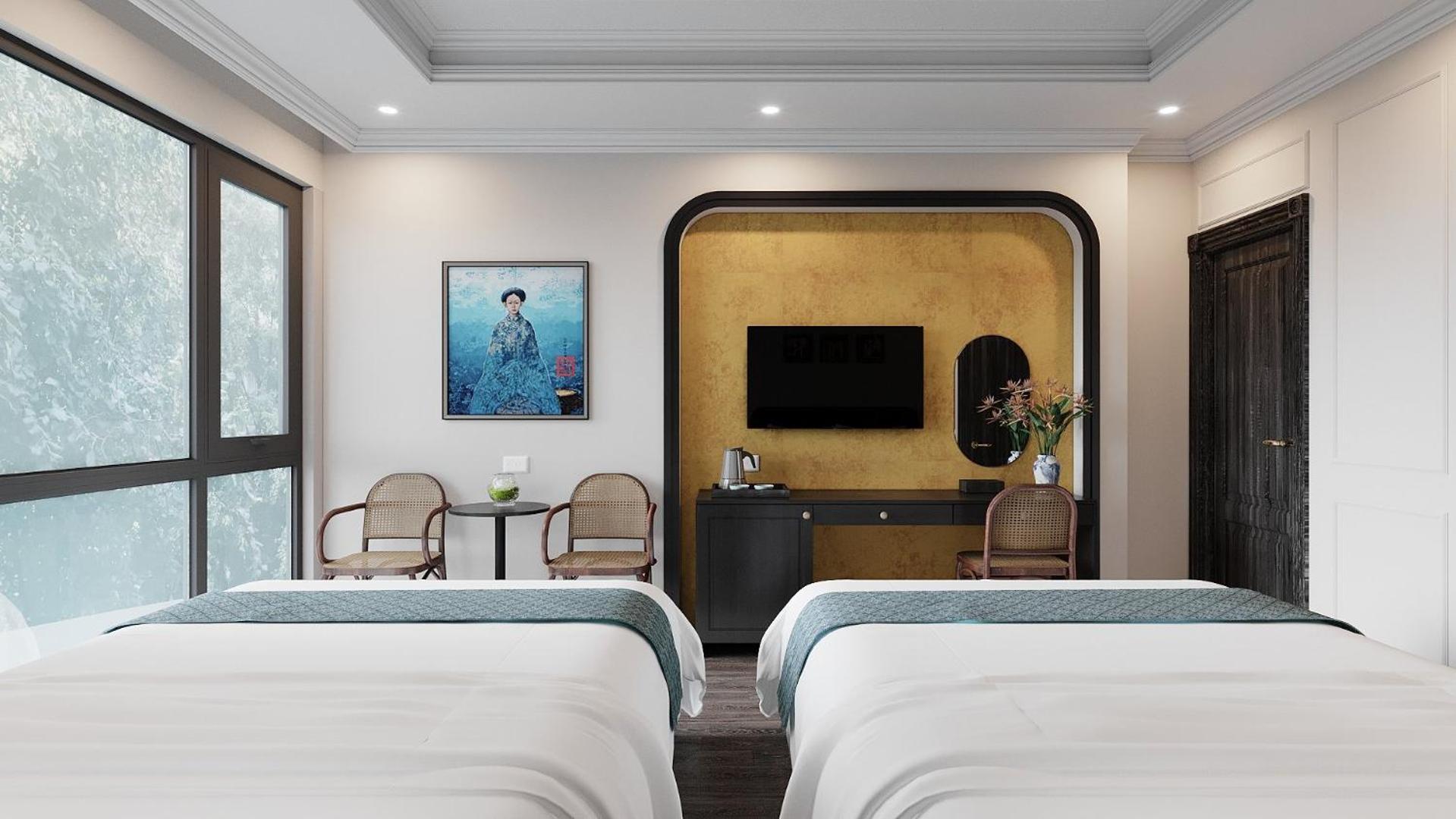 Dai Thuy Hotel Dong Khe Sau Zimmer foto